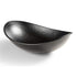 Hand Hammered Aluminum 19 inch Harbor Oval Vessel Bathroom Sink - Matte Black
